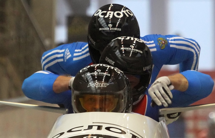 Экипаж Александра Касьянова занял третье место на этапе Кубка мира по бобслею в США