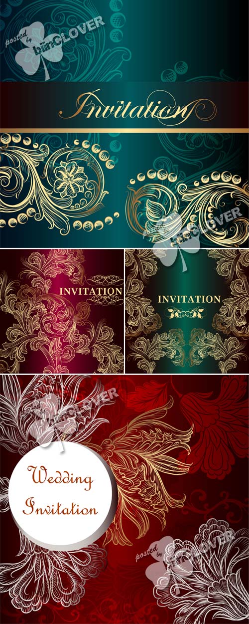 Luxury invitation cards 0543