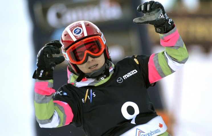 Российская сноубордистка Екатерина Тудегешева стала серебряным призером этапа КМ в Италии