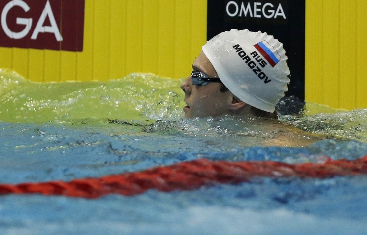 Россиянин Владимир Морозов завоевал третье индивидуальное "золото" на ЧЕ по плаванию