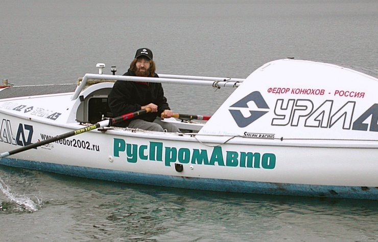 За первые сутки в Тихом океане Федор Конюхов прошел 18 миль