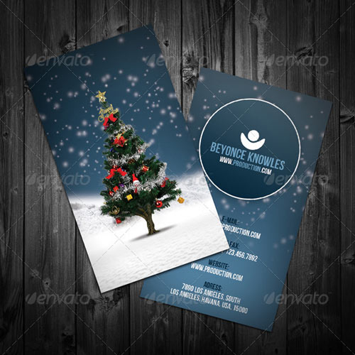 Christmas Business Card