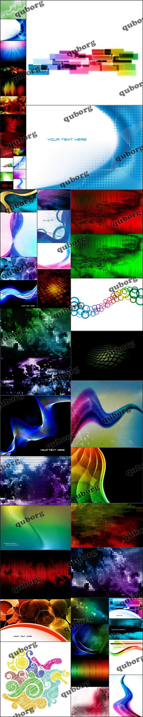 Stock Vector - 50 Abstract Backgrounds