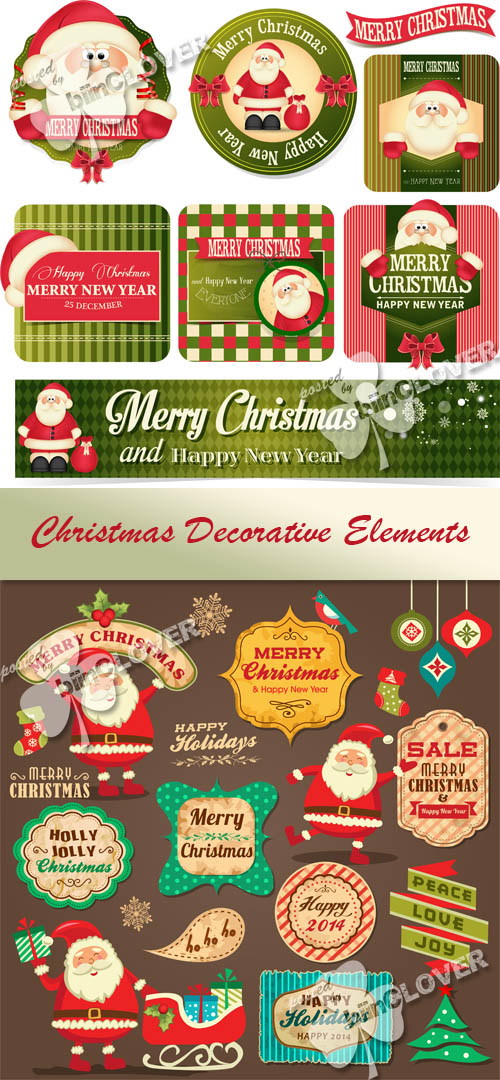 Christmas decorative elements 0545