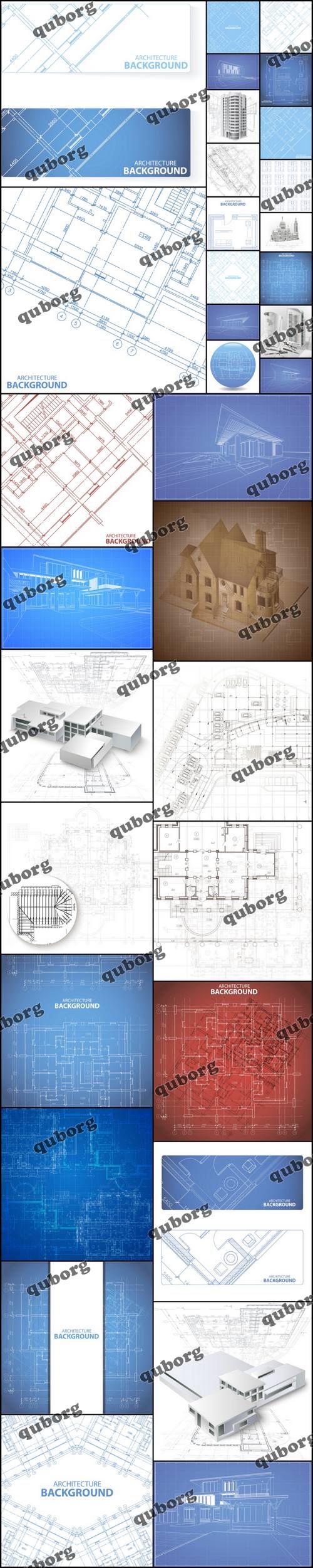 Stock Vector - Architectural Plans