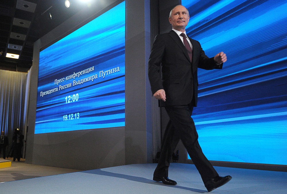 Пресс-конференция Владимира Путина в фотографиях