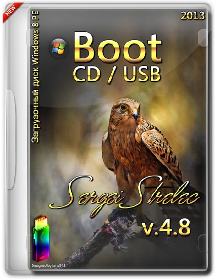 Boot USB Sergei Strelec v.4.8 English version (2013/ENG)