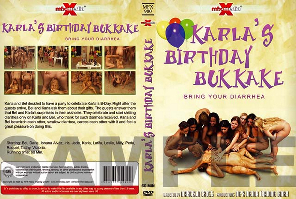 Karlas Birthday Bukkake [MFX-980] (Marcelo Cross, MFX Media) [2006 ., Scat, Lesbian, DVDRip]