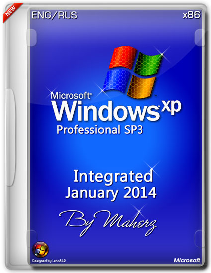 Windows XP Pro SP3 x86 Integrated January 2014 By Maherz (ENG/RUS)