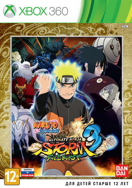 Naruto Shippuden: Ultimate Ninja Storm 3 Full Burst (2014/PAL/NTSC-J/RUS/XBOX360)
