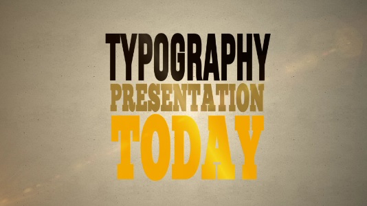 Typo-Graphical - Affter Effects Project