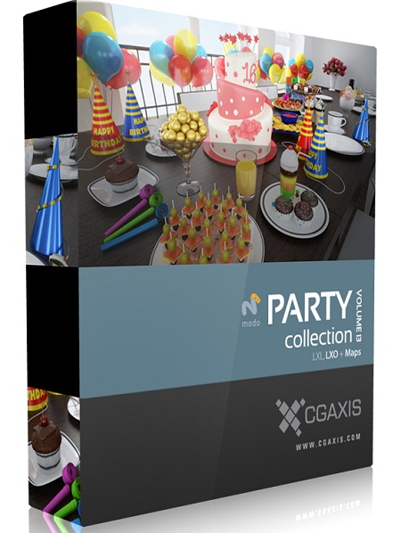 CGAxis Models Volume 13: Party Collection