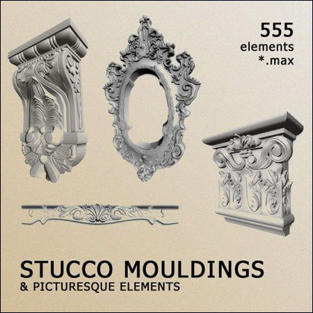 3D Models Decorative Items Stucco Mouldinds