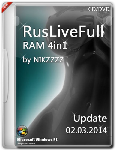 RusLiveFull RAM 4in1 by NIKZZZZ CD/DVD (02.03.2014)