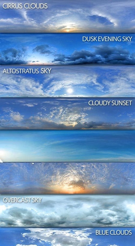 [3DMax] Exterior Seamless Skies Panoramas