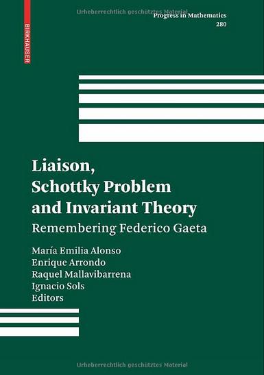 Liaison, Schottky Problem and Invariant Theory: Remembering Federico Gaeta