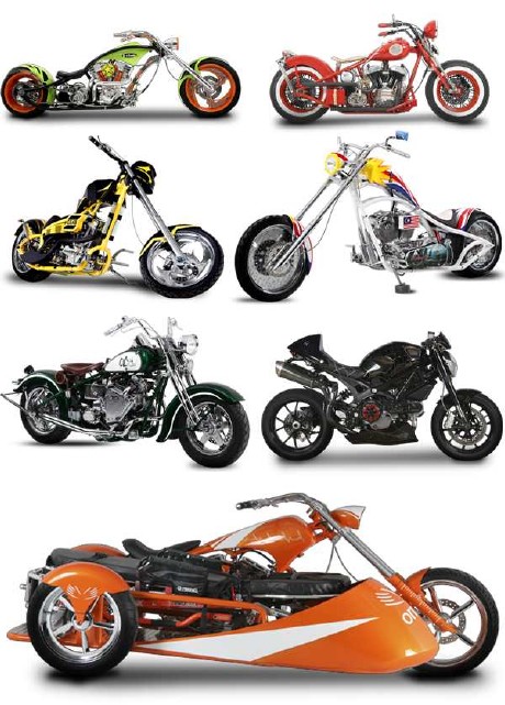 Мотоциклы и трициклы (подборка изображений)