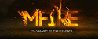 motionVFX - mFire 150 Organic 2K Fire Elements (H264 version)