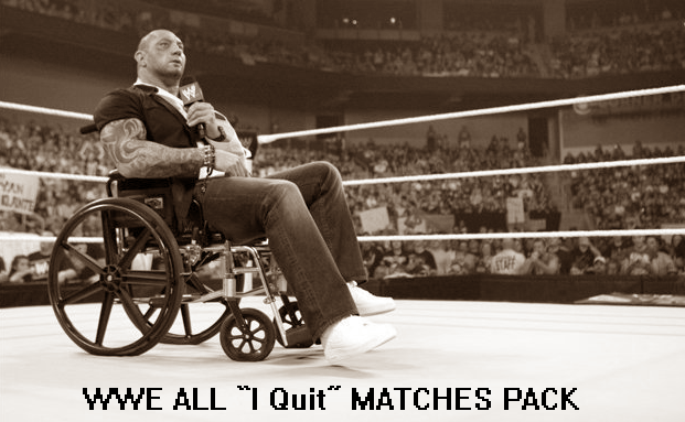 WWE ALL I Quit MATCHES PACK (1995-2013)