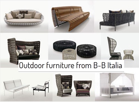 [3D models] Outdoor furniture from B & B Italia