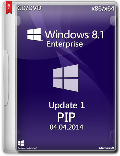 Windows 8.1 Enterprise Update1 х86/x64 PIP CD/DVD (RUS/ENG/2014)