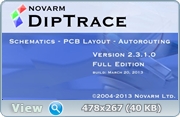 DipTrace 2.3.1.0 (x32 / x64)