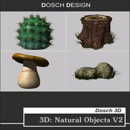 [3DMax] Dosch 3D Natural Objects V2