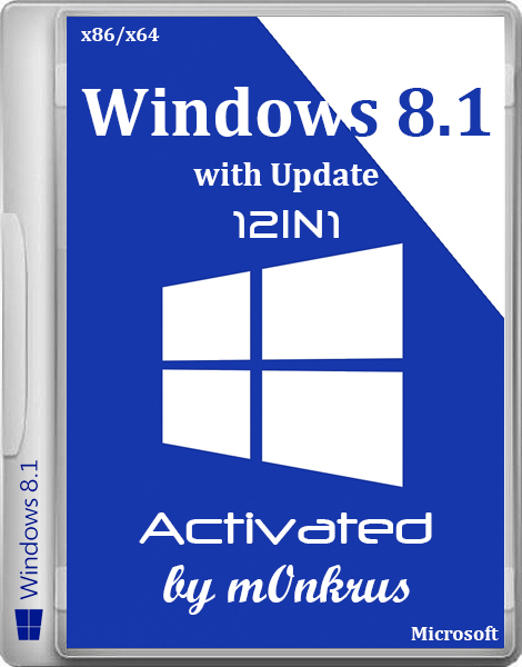 Windows 8.1 with Update x86/x64 12in1 Activated AIO by m0nkrus (2014/RUS/ENG)