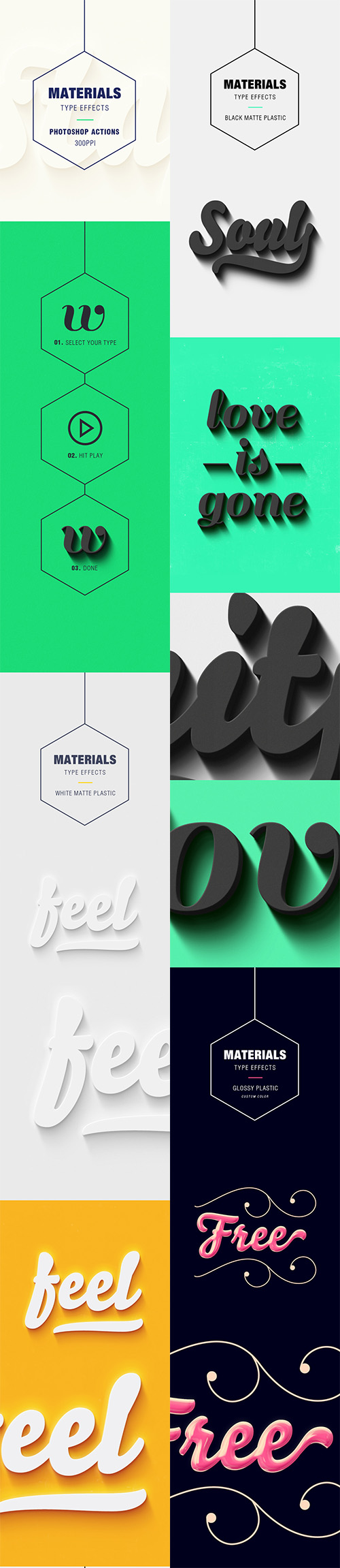 GraphicRiver - Materials Type Effects 9864364