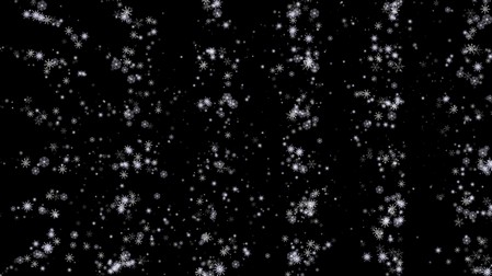 HD футаж - Снежный калейдоскоп