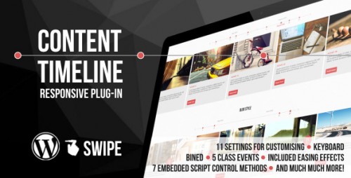 Nulled Content Timeline v2.35 - Responsive WordPress plugin product graphic