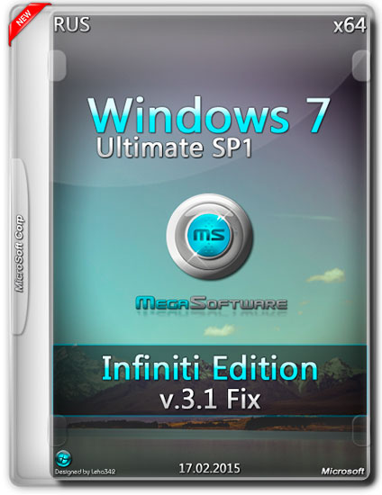 Windows 7 Ultimate x64 Infiniti Edition v.3.1 Fix 17.02.2015 (RUS)