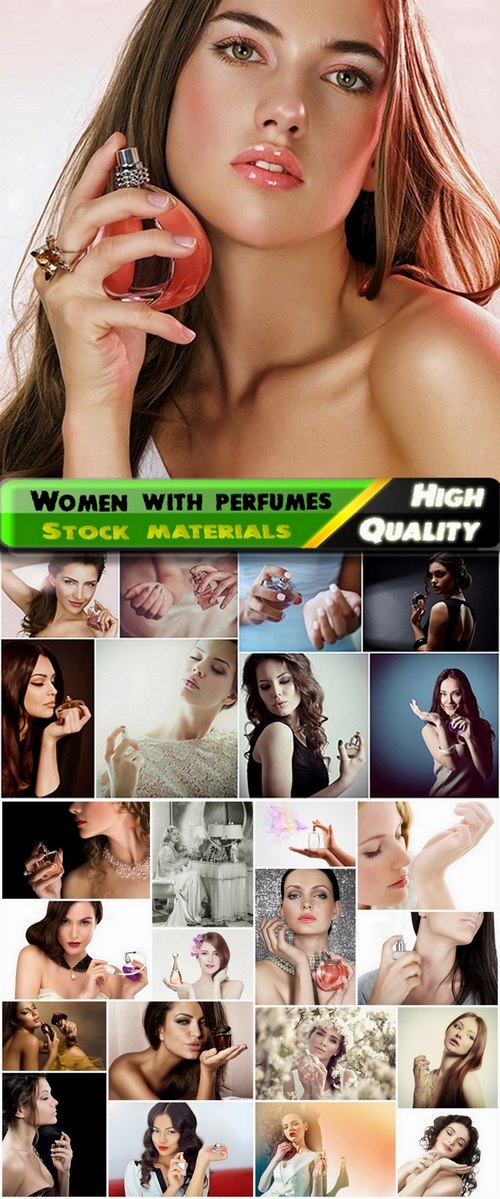 Beautiful women with a fragrant perfumes - 25 HQ Jpg