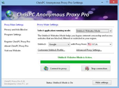 ChrisPC Anonymous Proxy Pro 5.85 - 0.0.2