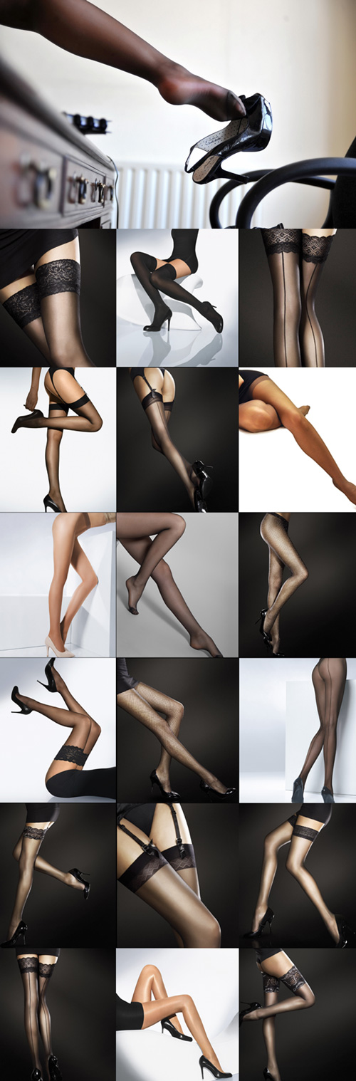 Graceful and beautiful female legs