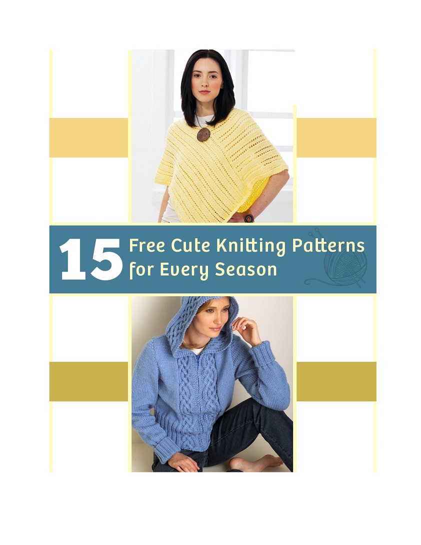 15 Free Cute Knitting Patterns for Every Season