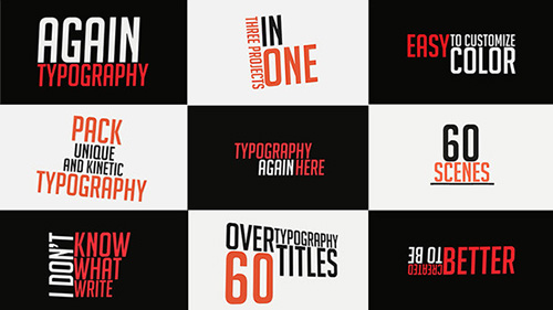60 Title Animations - Project for After Effects (Videohive)