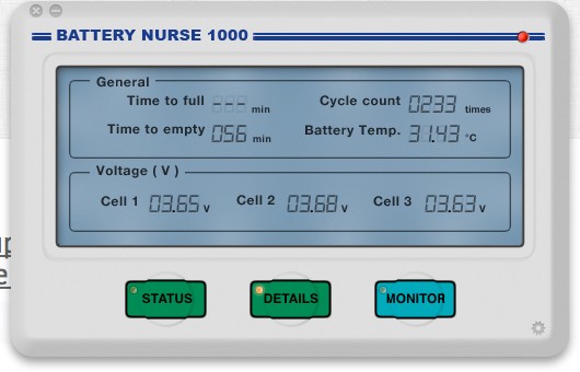 Battery Nurse - приложение для мониторинга батареи Макбука