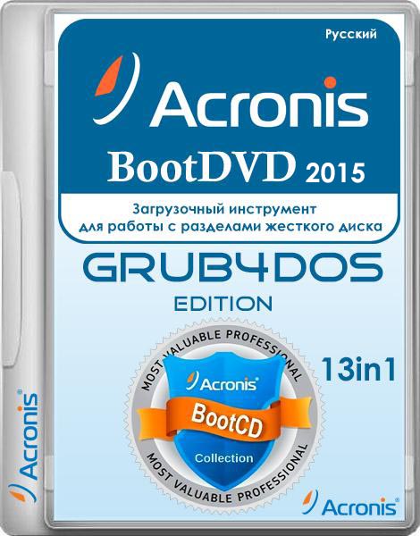 Acronis BootDVD 2015 Grub4Dos Edition v.27 13in1 (2015/RUS)