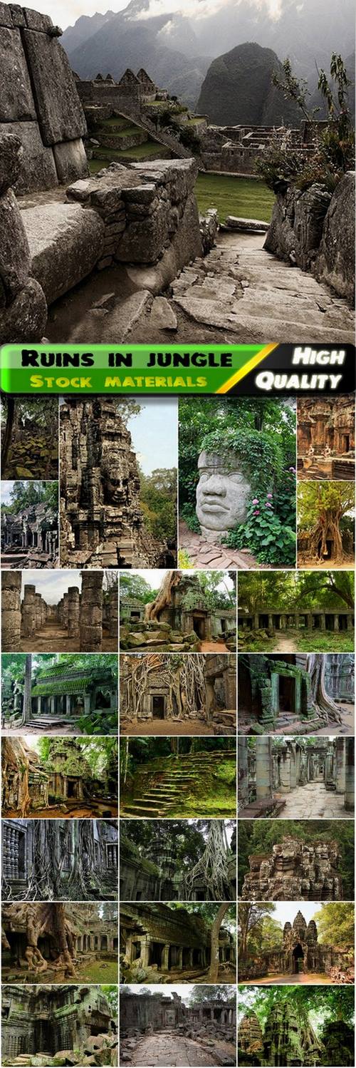 Abandoned ruins and monuments in the jungle - 25 HQ Jpg