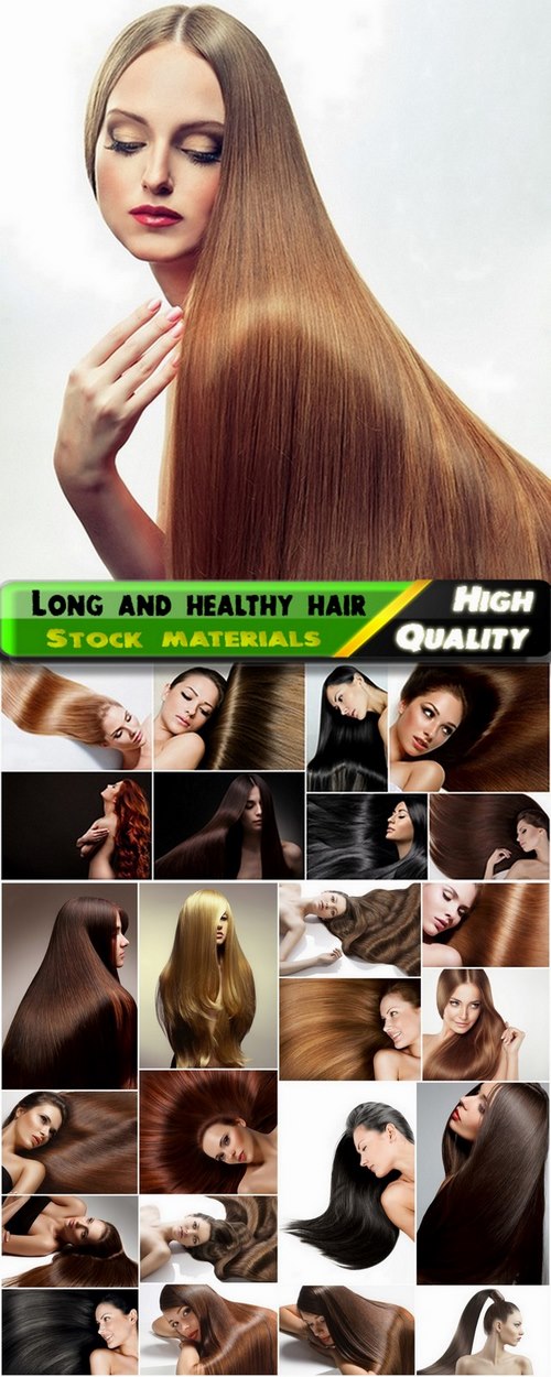 Women with long and healthy hair - 25 HQ Jpg