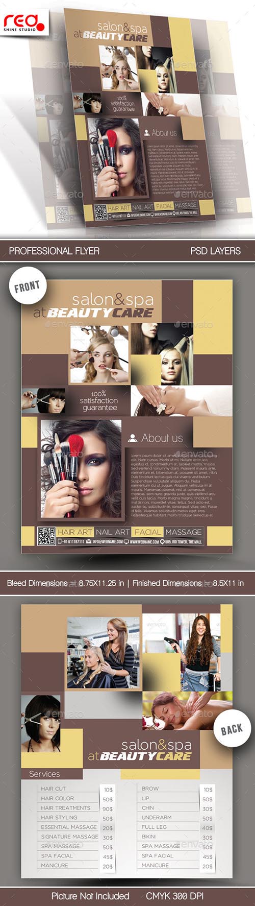 GraphicRiver: Beauty Care Flyer & Poster Template