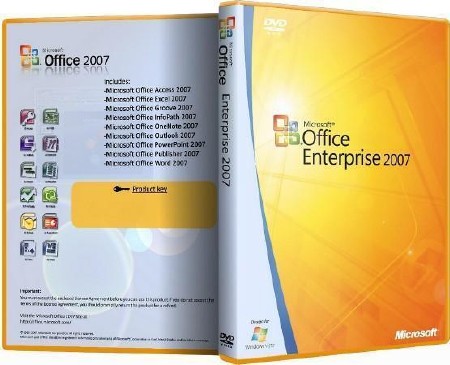 Microsoft Office 2007 Enterprise SP3 12.0.6718.5000 RePack by D!akov (22.04.2015)
