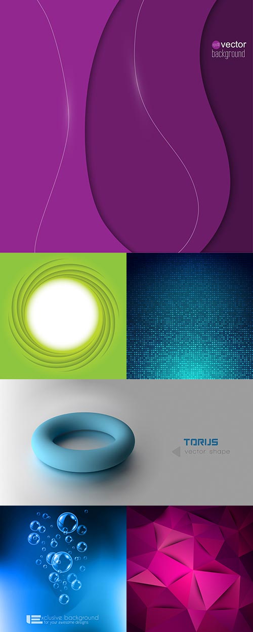 Collection of Vector Abstract Backgrounds 109