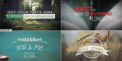 70 Title Animation Pack - Project for After Effects (Videohive)