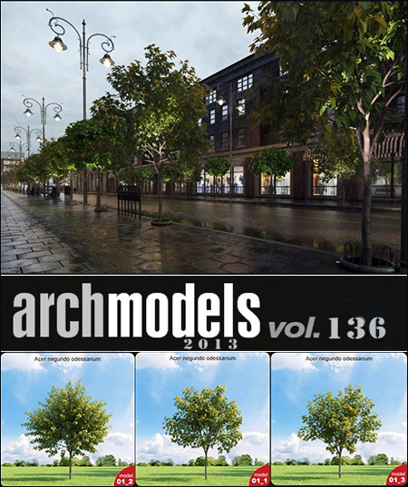 [3DMax] Evermotion Archmodels vol 136