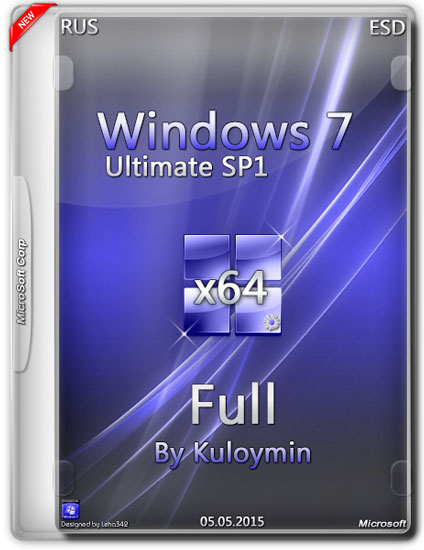 Windows 7 Ultimate SP1 x64 Full ESD by Kuloymin (RUS/2015)