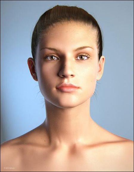 Beautiful 3D Female model