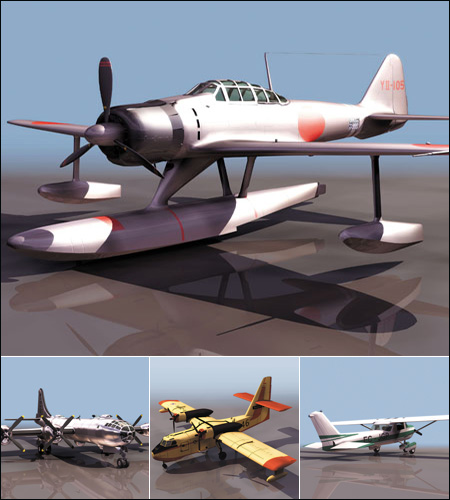 60 Airplane Models Professional Vilo Collection