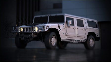 Hummer H1 - 3ds Max